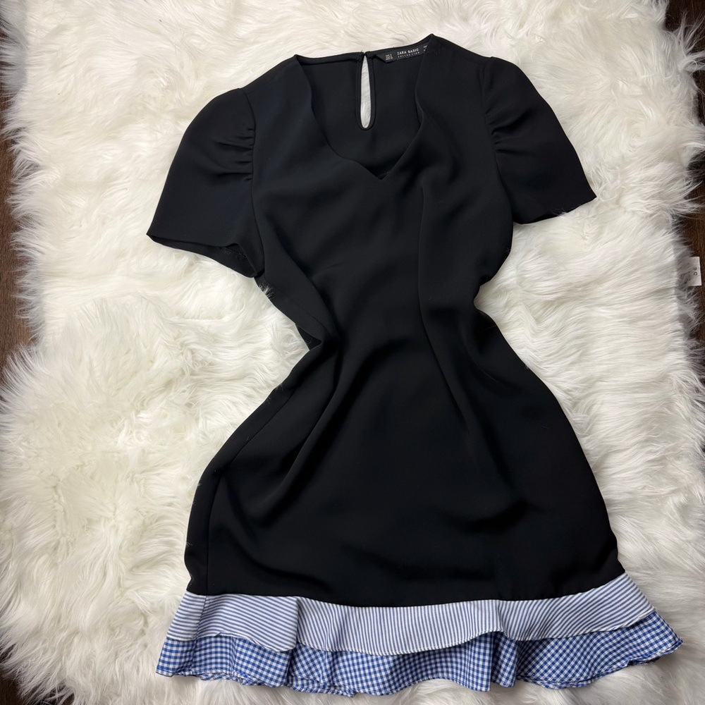 Zara black mini dress